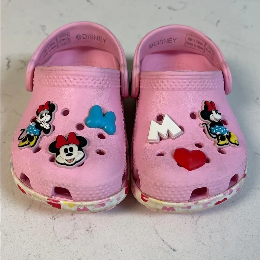 Crocs Kids' x Disney Minnie Mouse Classic Clogs Size 6 Style # 210894